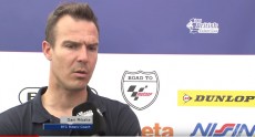 Ribalta's reaction after Race 2 at Silverstone National Circuit