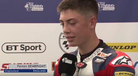 Top 3 reactions: Qualifying | Round 06 Silverstone Circuit | 2019 British Talent Cup