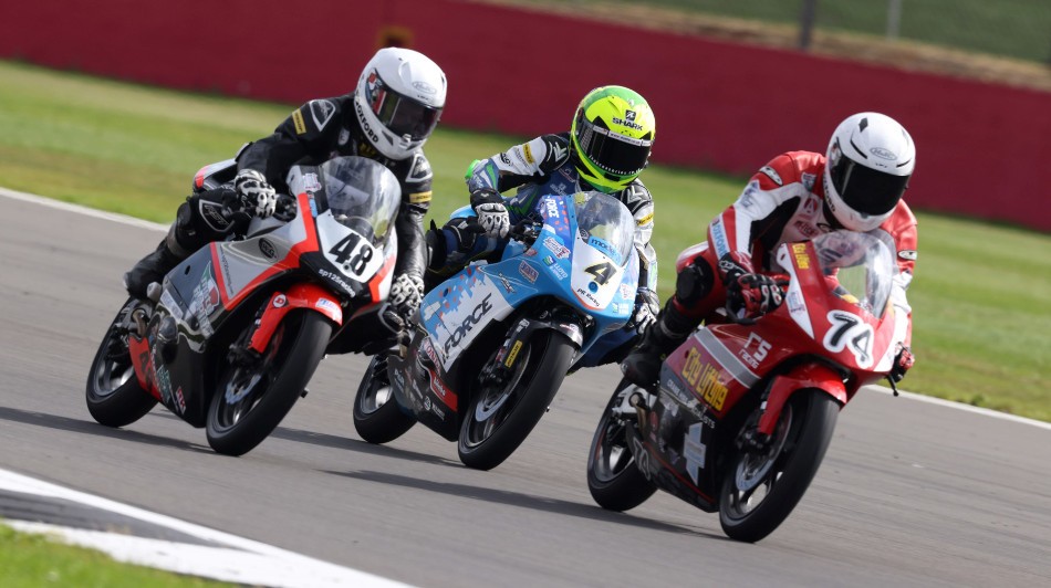 Riders on track